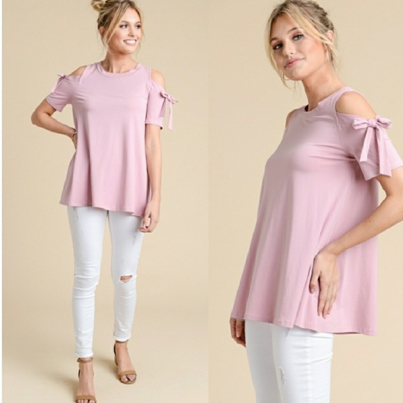 Cold Shoulder Top - Picture 2 of 4